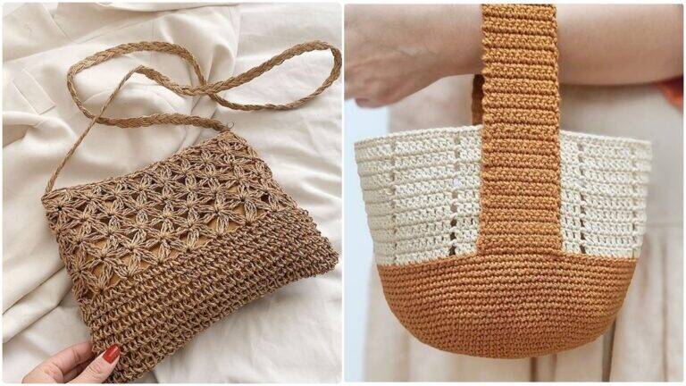 Bolsinhas de Crochê Charmosas: Estilo e Delicadeza!